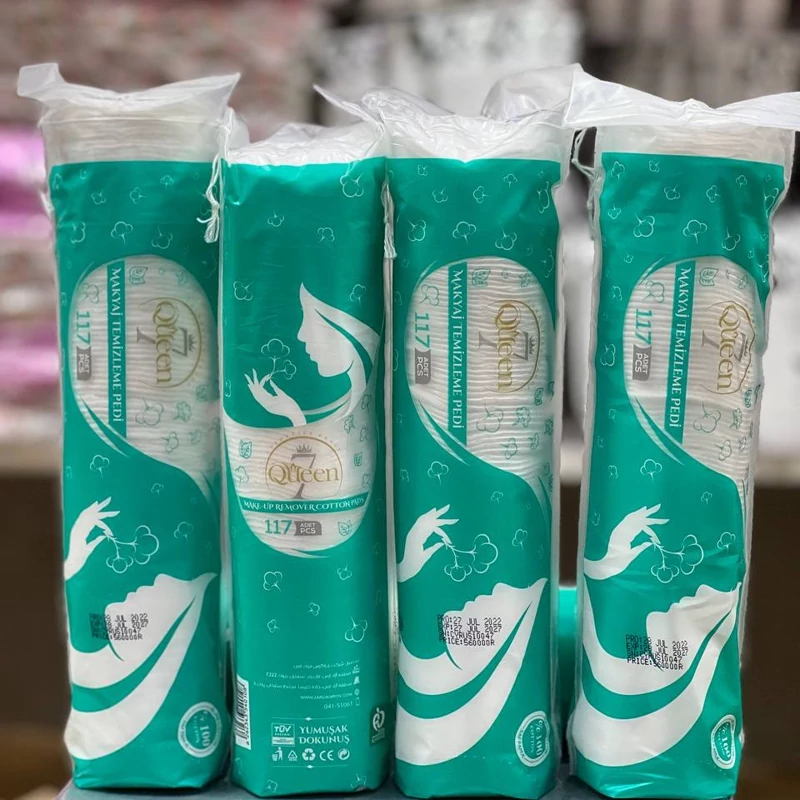 پد آرایش پاک کن سون کوئین مدل soft بسته 117 عددی